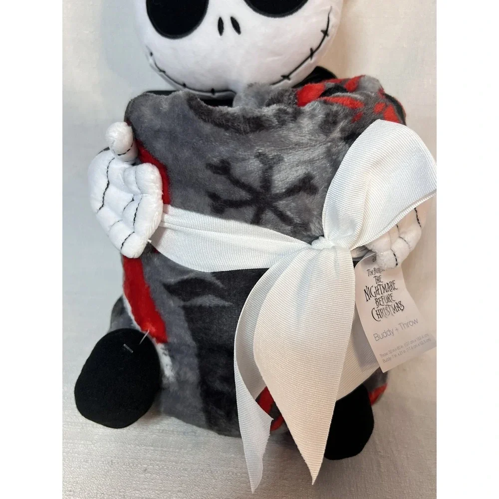 Disney Nightmare Before Christmas Buddy Plush Throw Blanket Combo Set 50